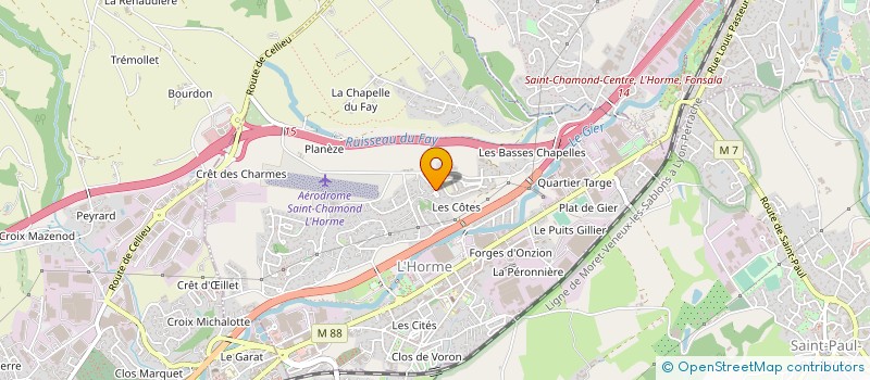 localisation de l'entreprise MONSIEUR KAMEL OUAKKOUCHE  L'HORME