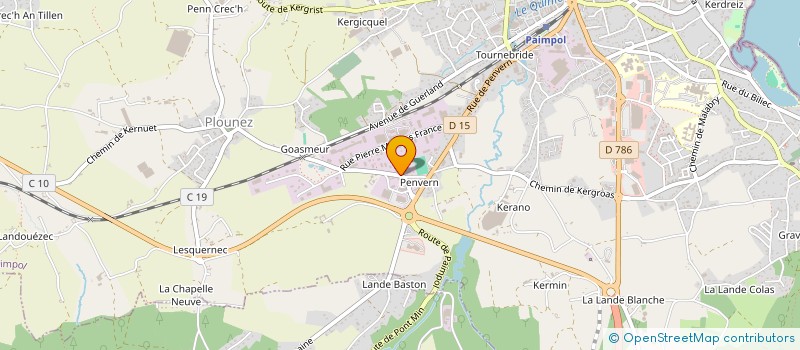 localisation de l'entreprise MONSIEUR KAMEL OUALI à PAIMPOL