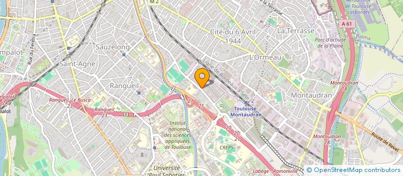 localisation de l'entreprise MONSIEUR KAMEL OUANENNAS à TOULOUSE
