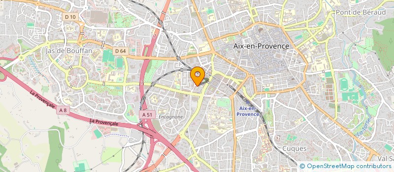 localisation de l'entreprise MONSIEUR KAMEL OUERFELLI  AIX-EN-PROVENCE
