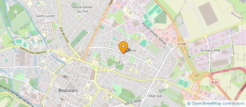 localisation de l'entreprise MONSIEUR KAMEL OUESLATI  BEAUVAIS