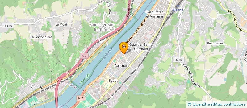 localisation de l'entreprise MONSIEUR KAMEL OUETTAR à VIENNE