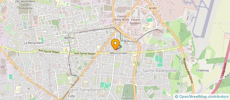 localisation de l'entreprise MONSIEUR KAMEL OUHEB  TOURS