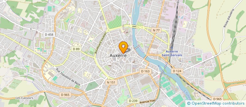 localisation de l'entreprise MONSIEUR KAMEL OUKACI à AUXERRE