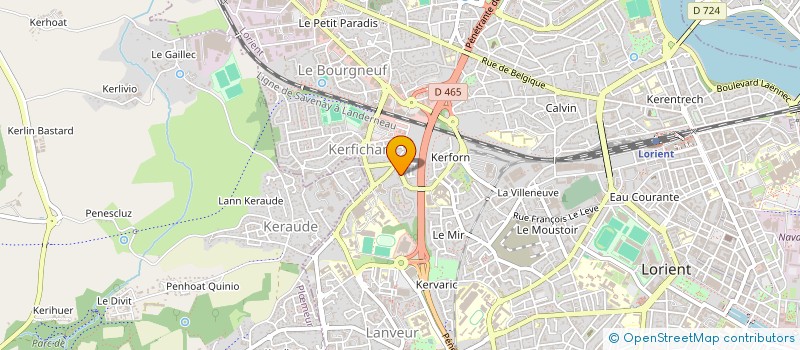 localisation de l'entreprise MONSIEUR KAMEL OULAD MIMOUN à LORIENT