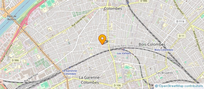 localisation de l'entreprise MONSIEUR KAMEL OULMANE à COLOMBES