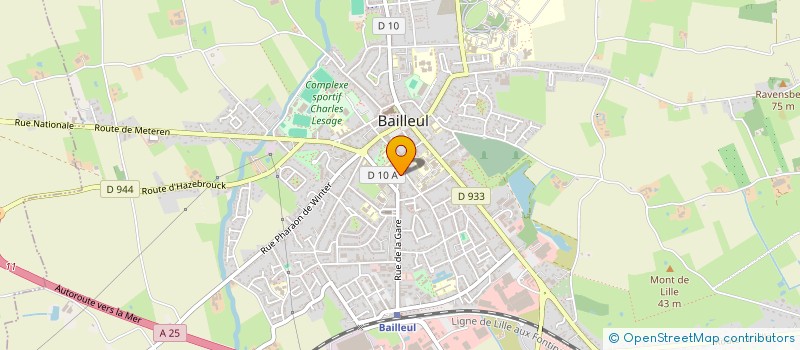 localisation de l'entreprise MONSIEUR KAMEL OURBIAH à BAILLEUL