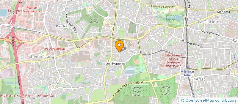 localisation de l'entreprise MONSIEUR KAMEL OURIACHI  MERIGNAC