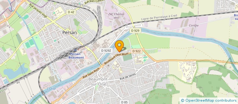 localisation de l'entreprise MONSIEUR KAMEL OURIF  BEAUMONT-SUR-OISE