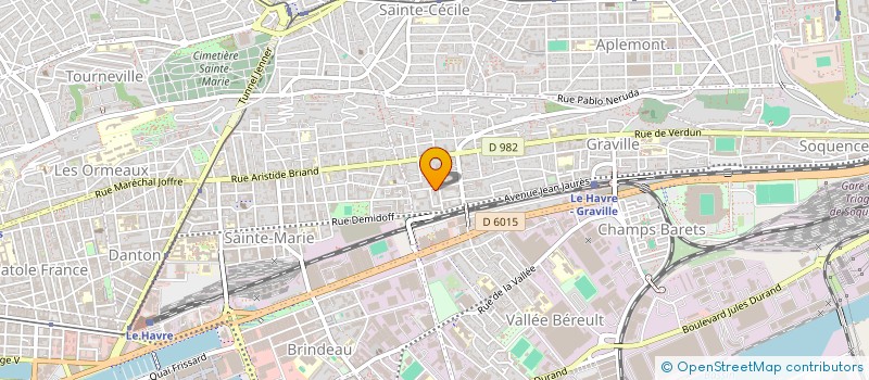 localisation de l'entreprise MONSIEUR KAMEL OUSMAIL  LE HAVRE