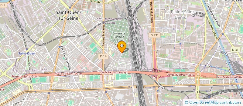 localisation de l'entreprise MONSIEUR KAMEL PHAN  SAINT-OUEN-SUR-SEINE