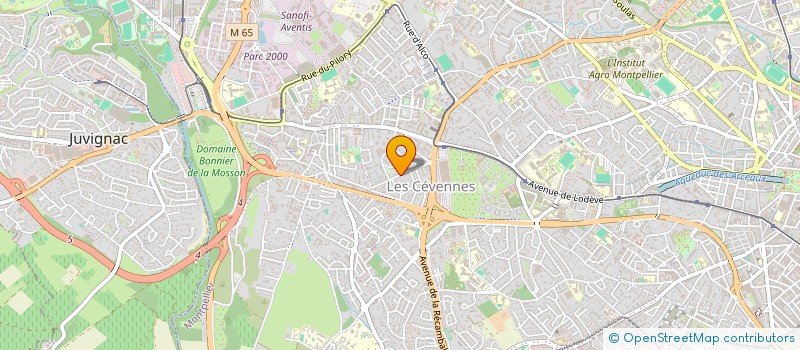 localisation de l'entreprise MONSIEUR KAMEL RAFAI à MONTPELLIER