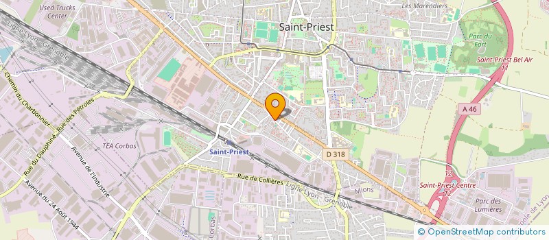 localisation de l'entreprise MONSIEUR KAMEL RASENNADJA  SAINT-PRIEST