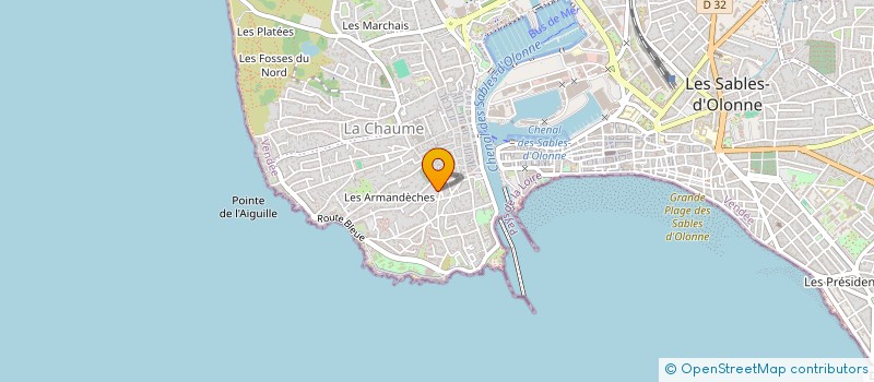 localisation de l'entreprise MONSIEUR KAMEL REMACHE à LES SABLES D'OLONNE