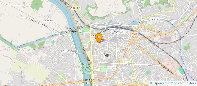 localisation de l'entreprise MONSIEUR KAMEL ROUNI  AGEN