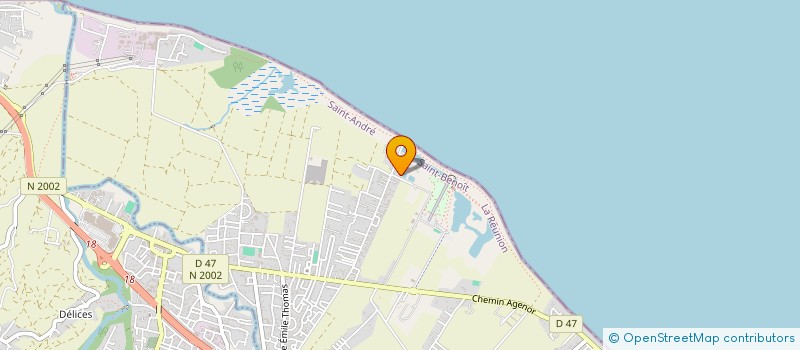 localisation de l'entreprise MONSIEUR KAMEL SAGUIA  SAINT-ANDRE