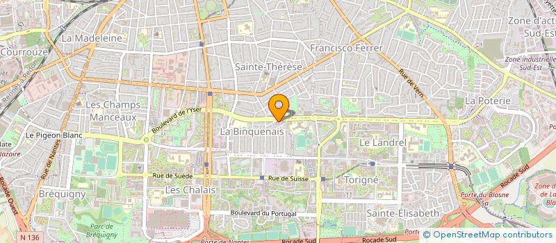 localisation de l'entreprise MONSIEUR KAMEL SAHEL  RENNES