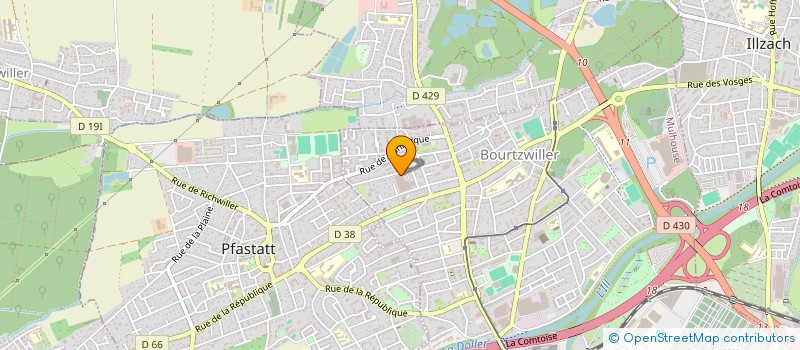 localisation de l'entreprise MONSIEUR KAMEL SALHI  MULHOUSE