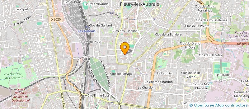 localisation de l'entreprise MONSIEUR KAMEL SAMIR MESSAI à FLEURY-LES-AUBRAIS