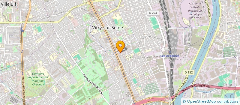 localisation de l'entreprise MONSIEUR KAMEL SANDID  VITRY-SUR-SEINE