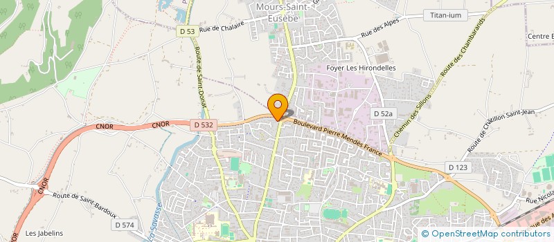 localisation de l'entreprise MONSIEUR KAMEL SAOULI  ROMANS-SUR-ISERE