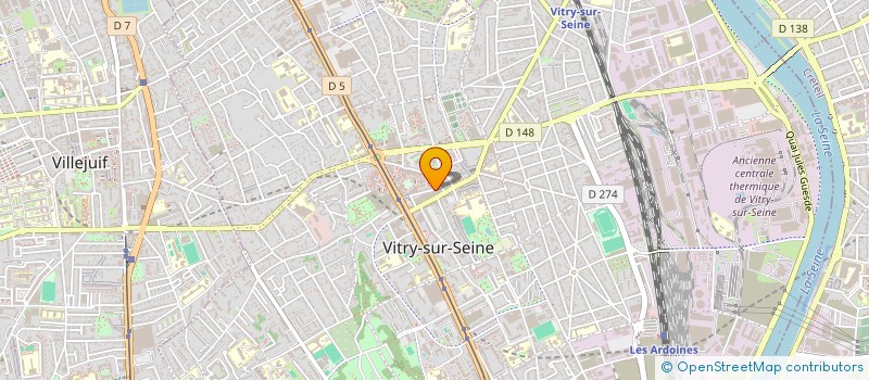 localisation de l'entreprise MONSIEUR KAMEL SEDDIKI à VITRY-SUR-SEINE