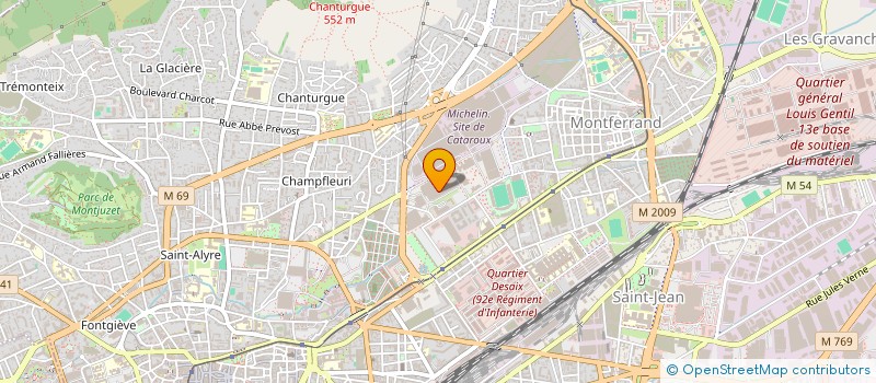 localisation de l'entreprise MONSIEUR KAMEL SEDDIKI  CLERMONT-FERRAND