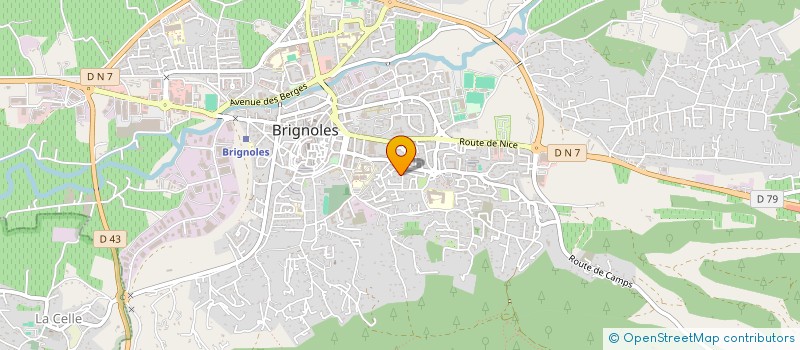 localisation de l'entreprise MONSIEUR KAMEL SEYD à BRIGNOLES