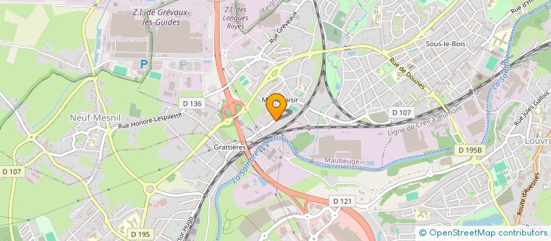 localisation de l'entreprise MONSIEUR KAMEL SIARI  MAUBEUGE