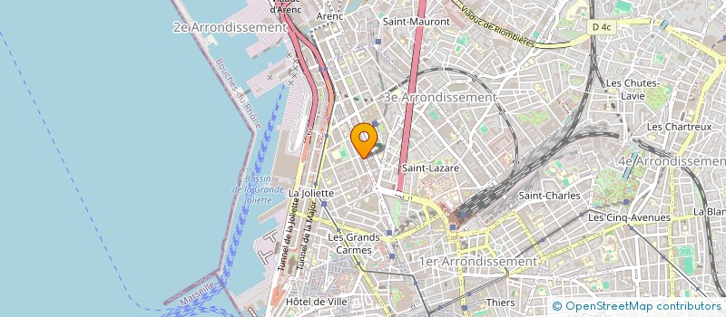 localisation de l'entreprise MONSIEUR KAMEL SNOUSSI à MARSEILLE