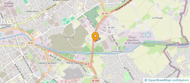 localisation de l'entreprise MONSIEUR KAMEL SOLTANE à ROUBAIX