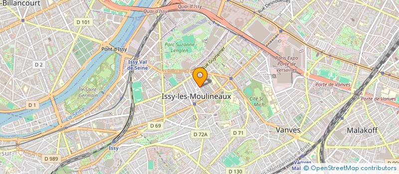 localisation de l'entreprise MONSIEUR KAMEL STAMBOULI à ISSY-LES-MOULINEAUX