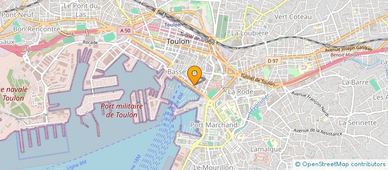 localisation de l'entreprise MONSIEUR KAMEL TIZI OUGDAL  TOULON