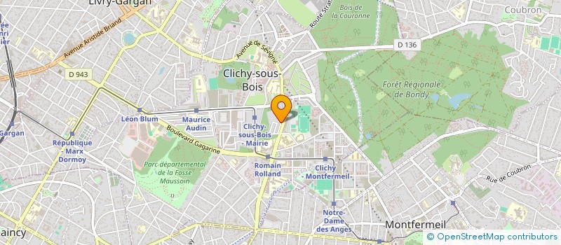localisation de l'entreprise MONSIEUR KAMEL YAHIAOUI à CLICHY-SOUS-BOIS