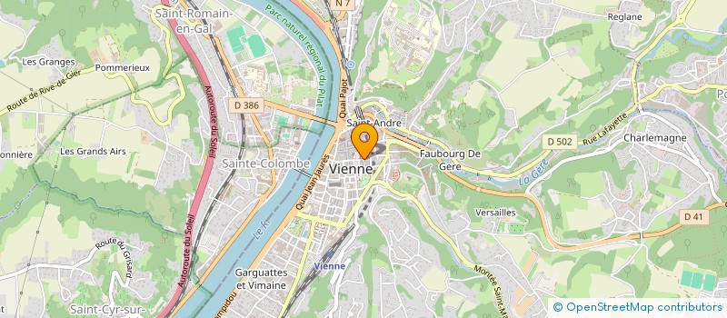 localisation de l'entreprise MONSIEUR KAMEL YAHIMI à VIENNE