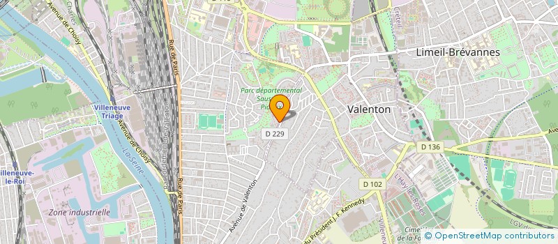 localisation de l'entreprise MONSIEUR KAMEL YASSINE à VILLENEUVE-SAINT-GEORGES