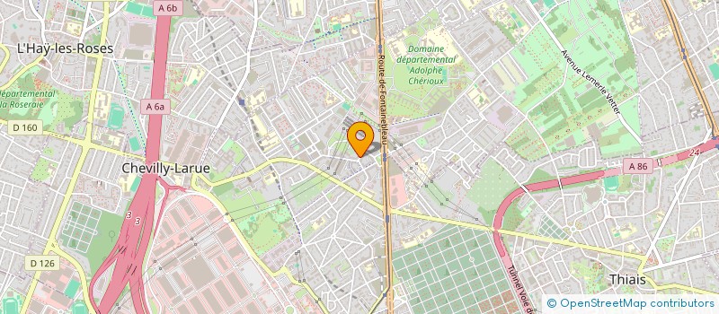 localisation de l'entreprise MONSIEUR KAMEL ZAIED  CHEVILLY-LARUE