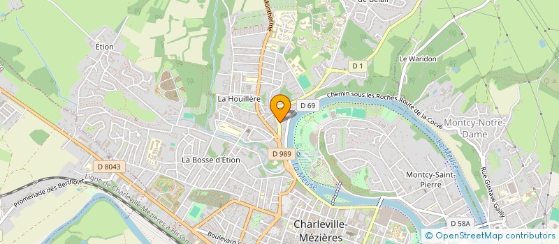 localisation de l'entreprise MONSIEUR KAMEL ZEGHDANE à CHARLEVILLE-MEZIERES