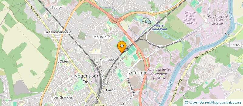 localisation de l'entreprise MONSIEUR KAMEL ZEMMAR  NOGENT-SUR-OISE