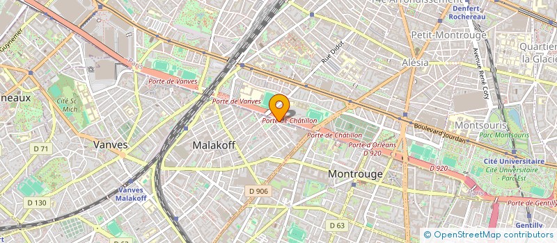 localisation de l'entreprise MONSIEUR KAMELEDDINE MAHBOULI  MALAKOFF