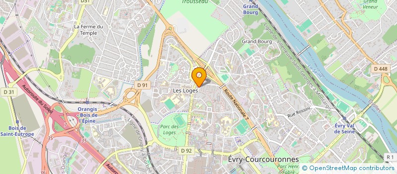 localisation de l'entreprise MONSIEUR KAMELIA KHALFAOUI à EVRY-COURCOURONNES