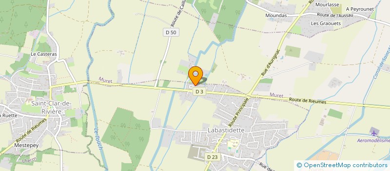 localisation de l'entreprise MONSIEUR KAMERON LOUNGOUALA  LABASTIDETTE