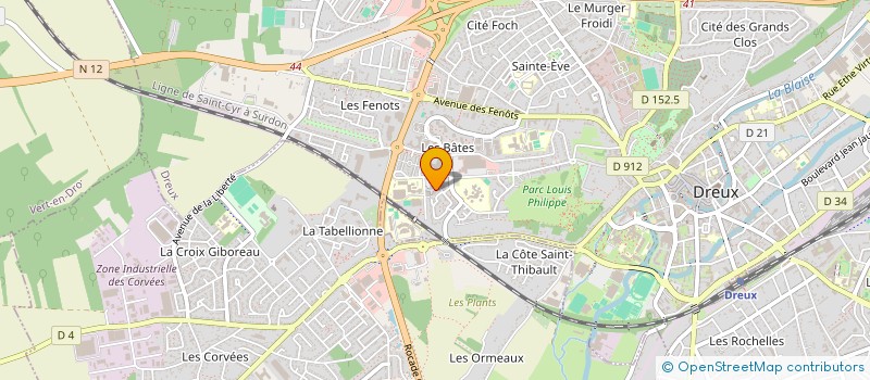 localisation de l'entreprise MONSIEUR KAMIL BADRU à DREUX