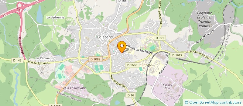 localisation de l'entreprise MONSIEUR KAMIL BAYTOK  EGLETONS