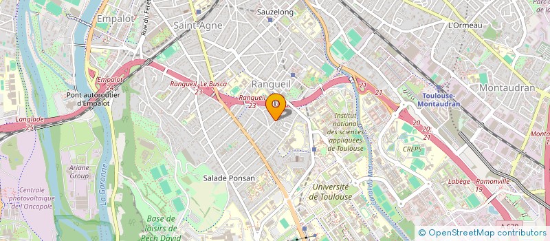 localisation de l'entreprise MONSIEUR KAMIL BENNAGHMOUCH à TOULOUSE
