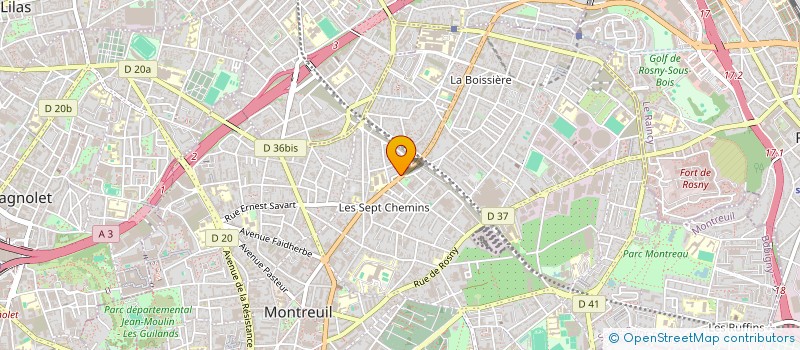 localisation de l'entreprise MONSIEUR KAMIL BLASZCZAK à MONTREUIL