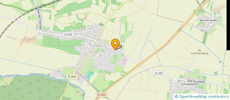 localisation de l'entreprise MONSIEUR KAMIL BOUTERFA  SURBOURG