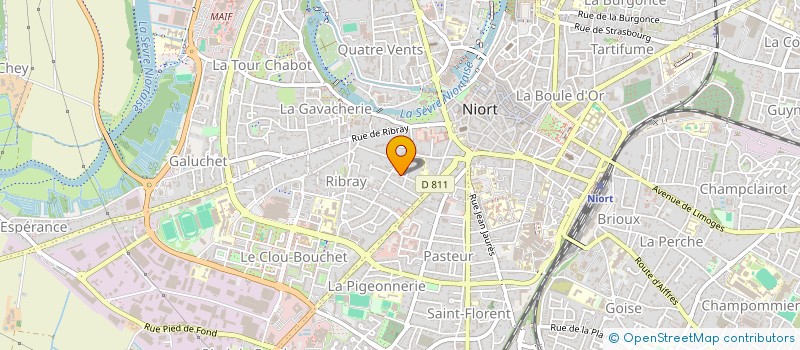 localisation de l'entreprise MONSIEUR KAMIL FRADIN  NIORT