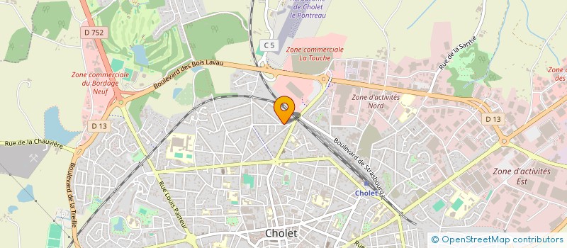 localisation de l'entreprise MONSIEUR KAMIL IBRAHIM à CHOLET