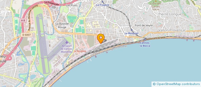 localisation de l'entreprise MONSIEUR KAMIL KOWAL  CANNES